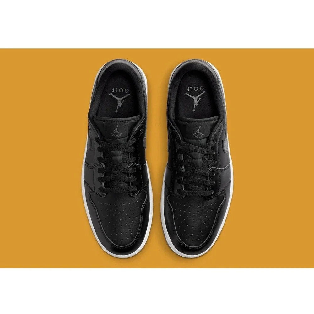 Nike Air Jordan 1 Low Golf Black Gum Medium Brown DD9315-003 Mens Sneakers SZ 7